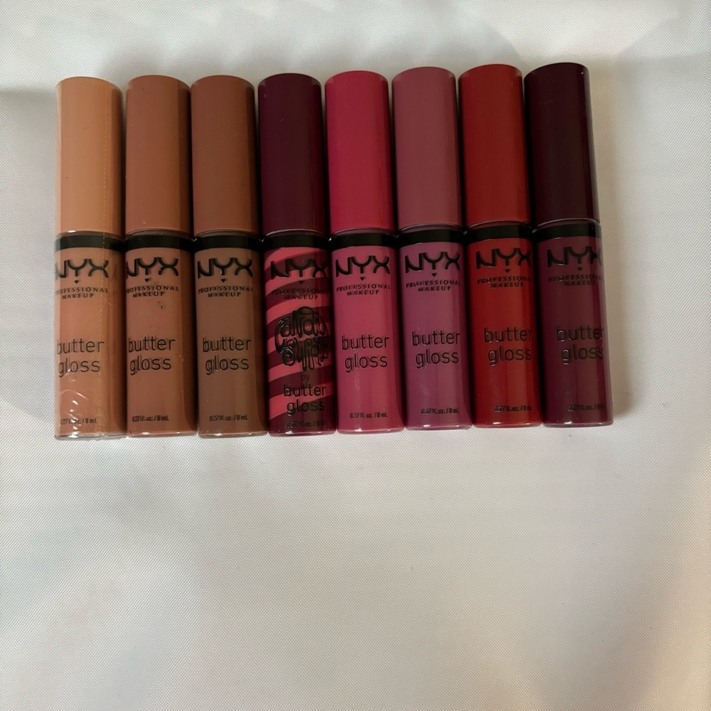 NYX Butter Lip Gloss 8x pack